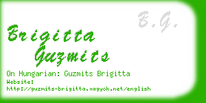 brigitta guzmits business card